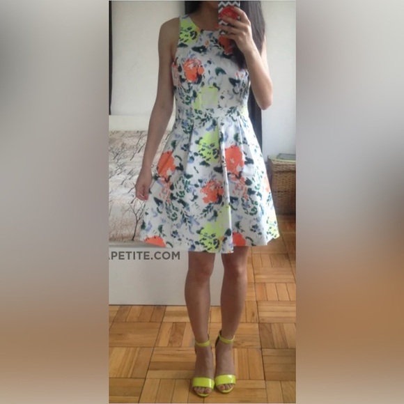 🦋 Gap White Floral Mini Dress Size 4 Casual Formal Summer Spring Easter - Picture 3 of 8